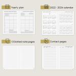 Pacific Green Executive Daily Planner 2023 , Customization A5 Daily Schedule Planner