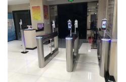 China RS485 TCP Face Recognition Swing Barrier Turnstile AC 220V supplier