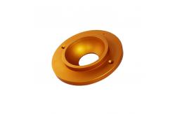 China Custom Turning Yellow Gold Anodizing Roughness Ra1.2 CNC Aluminum Parts supplier