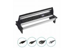 China Robust Table Top Electrical Outlets , Durable Desktop Outlet Box Lightning Strike Protection supplier