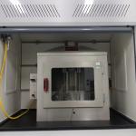 EN ISO 11925 Ignitability Flammability Test Equipment For Single Flame Source Test