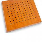 Sound Proofing Acoustic Perforated Ceiling Wall Covering Boards Orange for sale