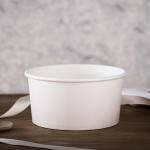 Double PE Coated 300gsm Paper Take Away Salad Bowls 1500ml for sale