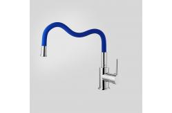 China Alterable Spout 1 Handle Deck Mount Kitchen Faucet Flexible Kitchen Sink Tap supplier