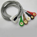 Compatible 10 Pin Holter ECG Cable Snap Trunk 5mm Lead 2mm Mortara H3 for sale