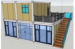 China Industrial Collapsible Foldable Modular Homes Container With Bathroom supplier