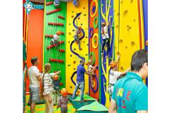 China Playground Children Adventure Play Center Indoor Ball Pool Trampoline Big Slide supplier