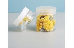 China Factory Plastic Matte Black Cosmetic Jar With Lids 50ml 100ml 150ml supplier