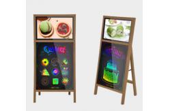 China Signway Portable Digital Signage 21 AUO LCD Advertising Display With Writing Board supplier