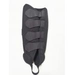Padded Protective Gear Soccer Shin Guards With Ankle Support and Adjustable Straps
