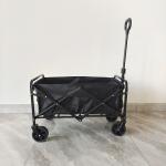 Outdoor Steel Frame Mini Camping Collapsible Wagon Cart With Adjustable Handlebars for sale