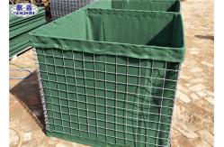 China Collapsable Military Hesco Barriers HDP Galvanized Welded Geotextile Lined supplier
