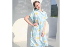 China Custom Sublimation Stripe Quick Dry Recycled Microfiber Beach Towels With Logo supplier
