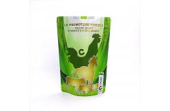 China Moistureproof Plastic Pouches Packaging Fodder Bag Grip Seal Aluminum Foil Doypack supplier