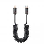 ESSAGER ES-X66 Spring Style 29W USB-C To Lighting Charging Cable Cord 1.8m Length Shielding Braid Included for sale