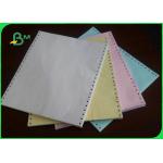 55gsm NCR Computer Printing Paper For Receipt 280mm 381mm High Smoothness