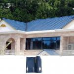 Spanish Clay Curved Half Round Roof Tiles Roman Style Roofing Cover Material for sale