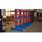 Cold Rolling Steel Cantilever Storage Racks With Multi - Level , Blue / Orange