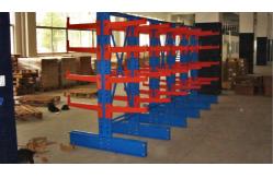 China Cold Rolling Steel Cantilever Storage Racks With Multi - Level , Blue / Orange supplier