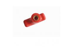 China Latch Operation Cable End Fittings Red T-Handle With Brass Threaded Insert supplier