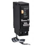 Plug-in Type RCBO Breaker 6KA Single Phase 1P+N IEC61009 Up 60A Black Color for sale