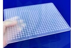 China Deep Processed Frosty Quartz Glass Plate With Hole Per Drawing supplier