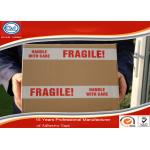 Adhesive White Caution Tape / Printed Packaging Tape Standard size for sale