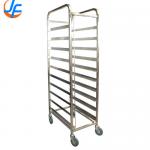 RK Bakeware China-Commercial Catering Stainless Steel Gastronorm Food Tray Rack Trolley GN1/1 for sale