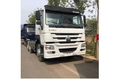 China White Used Howo Trucks , Sinotruk Howo 6x4 Heavy Duty Tractor Truck supplier