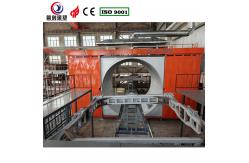China Manufacturing Plant Shuttle Rotomolding Machine With Adjustable Rotating Speed And Performance supplier