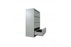 China Environmental Coating Filing Cabinets With Plastic & Metal Handles 0.5-0.9mm Thickness supplier