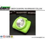 Rechargeable Underground Mining Cap Lamps 260lum Luminous With OLED Display Screen for sale