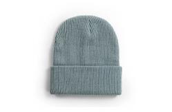 China Yellow  Knitted Fluorescent Beanie Bonnet Hat Cuffed Plain Skull supplier