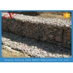 Green Silver Welded Mesh Gabions Wire Cages For Rock Retaining Walls