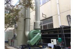 China Alkaline Spraying Chemical Waste Gas Scrubber For PCB Machinery supplier