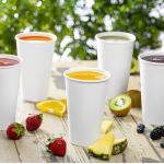 Disposable Double PE Coated Single Paper Cup 270 Ml 9.5 oz Has A Long Shelf Life for sale