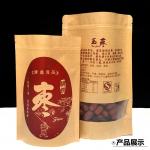 ISO9001 Laminated See Through Pouches Resealable Kraft Paper Bags With Window for sale