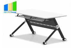 China School College Study Desks Training Room Stackable Tables With Castors supplier