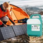 LED Light Solar Home Lighting System Kits Portable Camping Lamp Torch Radio for sale