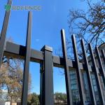 Certified Tubular Steel Fence Quality Assured for sale