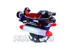 China 1 Player Commercial Amusement Coin Operated Kiddie Ride Swing Game Machine with Picture supplier