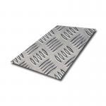 3mm 5mm Anti Slip SS Checkered Sheet With Pattern Hot Rolled Stainless Steel Sheet for sale