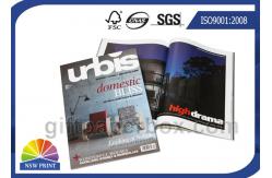 China Professional Glossy Magazine / Brochure Printing Service With Art Paper Or Fancy Paper supplier