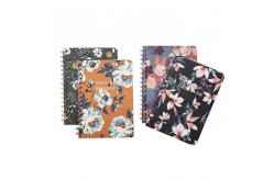 China 60gsm-400gsm Custom Printed Spiral Notebooks Stationary A5 Wire Binding Note Book supplier