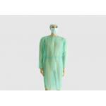 Economical Disposable Isolation Gowns PP Coated PE Material For Visit Coat for sale