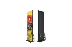 China Floor Standing LED Retail Poster Display Panel Full Colour P3 Epistar Chip supplier