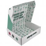 Cosmetic Paper Mailer Box Eco Friendly Corrugated Cardboard Box For Shipping for sale