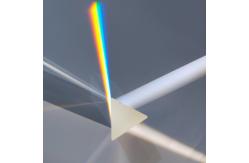 China Caf2 Equilateral Optical Glass Prism Crystal Lenses For Sensor Measurement supplier