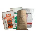 Custom Printed Liquid Spill Absorbent Paper Packaging Bag 15kg 20kg for sale