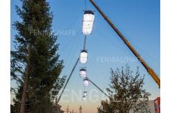 China Rig Mount Crane Hanging Film Lighting Balloons HMI 16K Or LED RGBW supplier